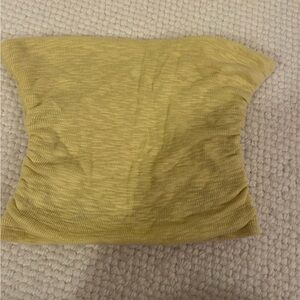 Yellow Knit Tube Top